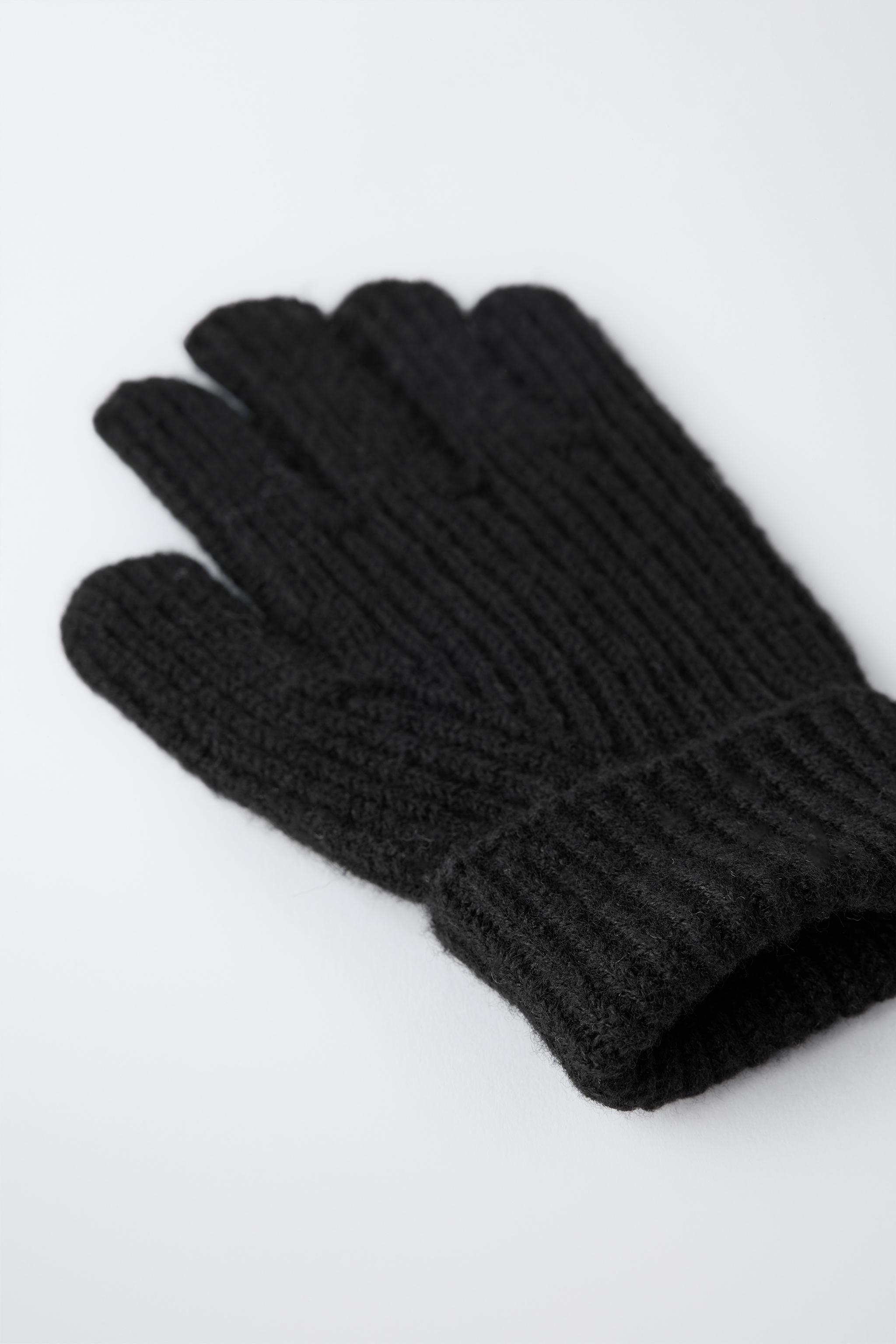 PLAIN KNIT GLOVES